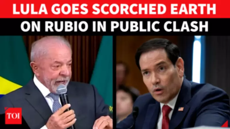 Lula Publicly Shames Rubio as Tariff War Escalates into Personal Feud
