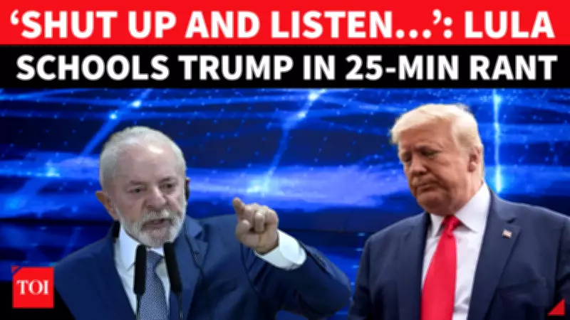 Lula Slams Trump as 'Emperor,' Warns Him to Stay Out of Brazil's Elections