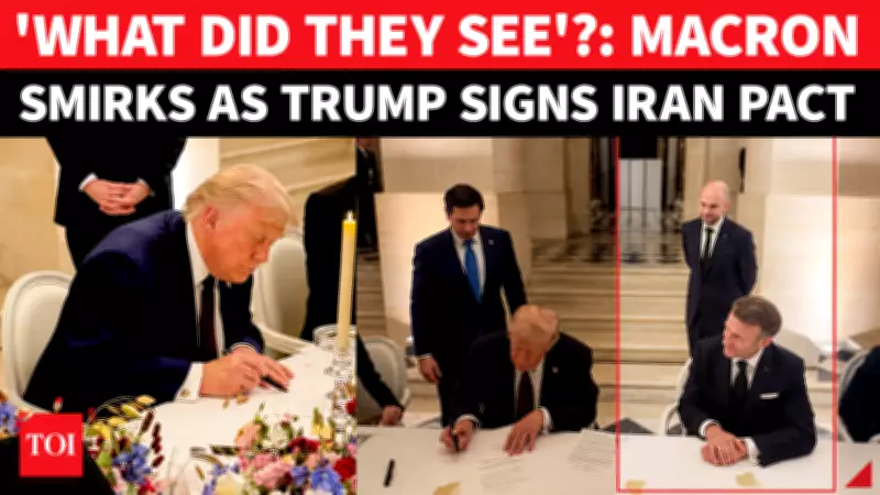Macron, French Minister Caught Smirking as Trump Seals Iran Deal at G7 Summit