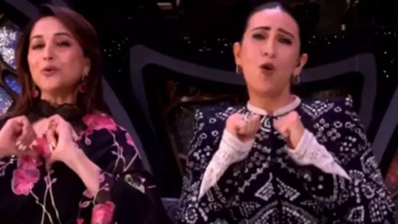 Madhuri Dixit and Karisma Kapoor Recreate Iconic 'Le Gayi' Hookstep from Dil Toh Pagal Hai