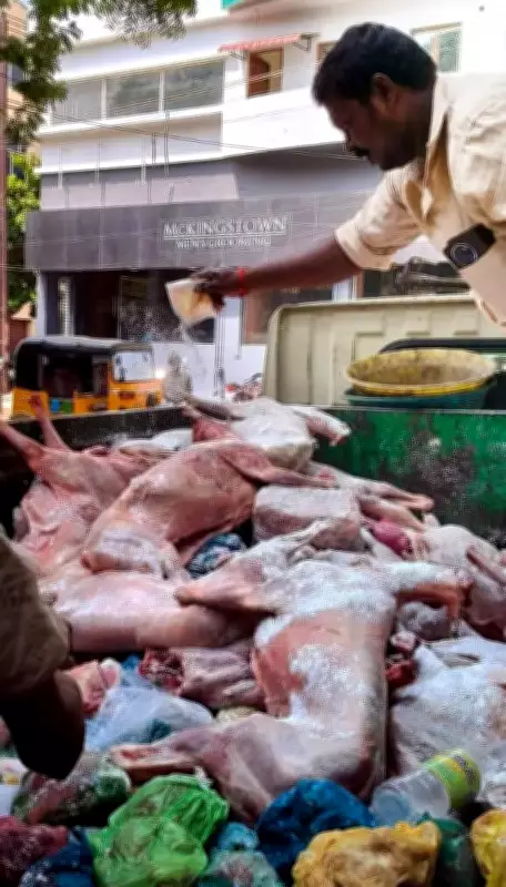 Madurai Food Safety Officials Seize 1,200kg of Spoiled Meat from Supplier