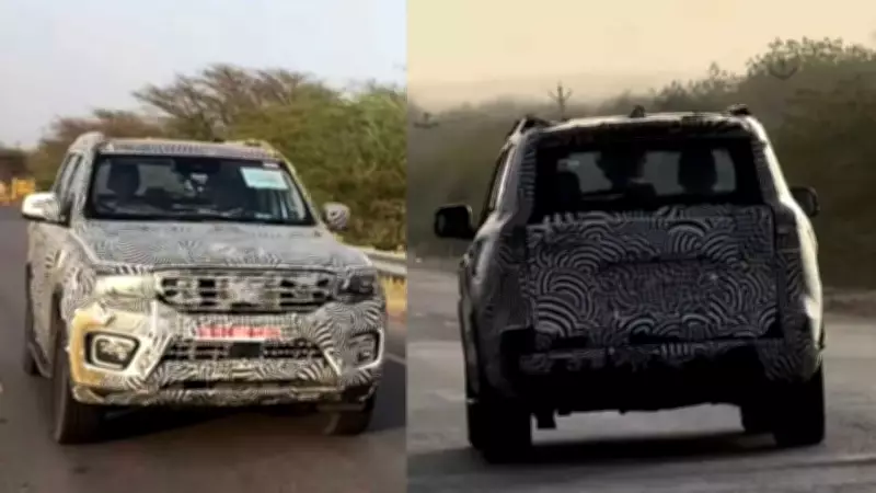 Mahindra Scorpio N Facelift Spotted Testing in Rajasthan, Launch Soon