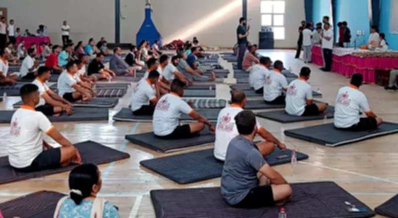 Make yoga daily habit, not one-day event: Kangra MP at International Yoga Day