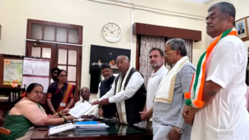 Mallikarjun Kharge Files Nomination for Rajya Sabha from Karnataka