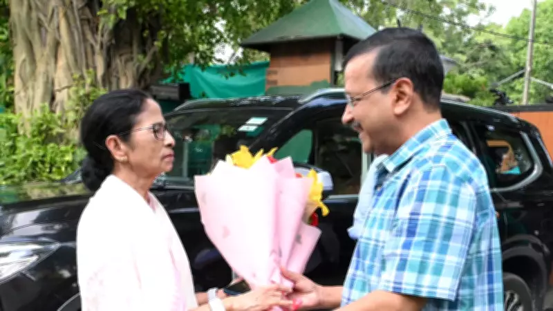 Mamata Banerjee in Delhi for I.N.D.I.A. Bloc Meeting, Meets Kejriwal