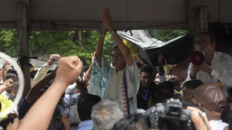 Mamata Stages Dharna in Kolkata Against Post-Poll Violence, Says 12 Workers Killed