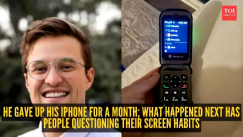 Man Ditches iPhone for Flip Phone, Discovers He's Using His Brain More
