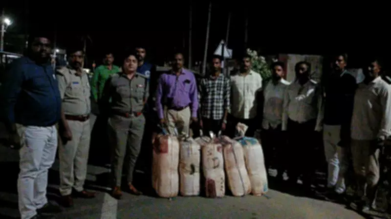 Mandya Police Seize 111 Kg Ganja, Arrest Andhra Man in Drug Bust