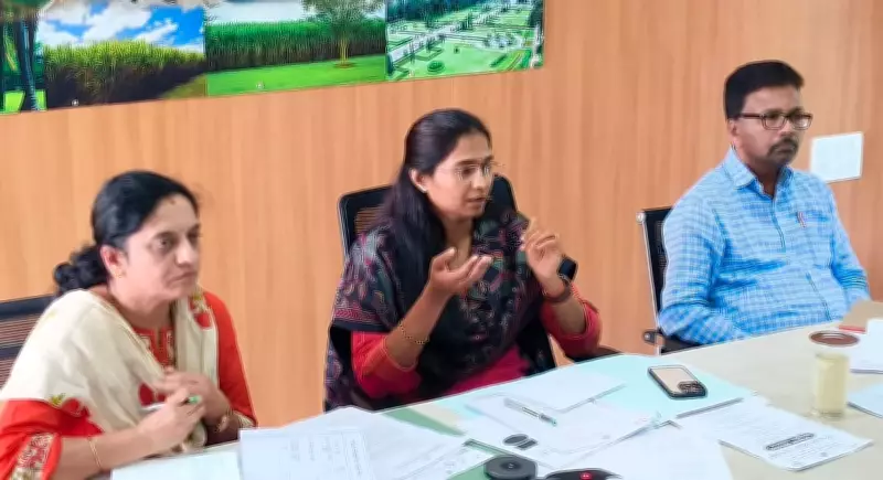 Mandya ZP CEO K R Nandini Escapes Car Accident Unhurt