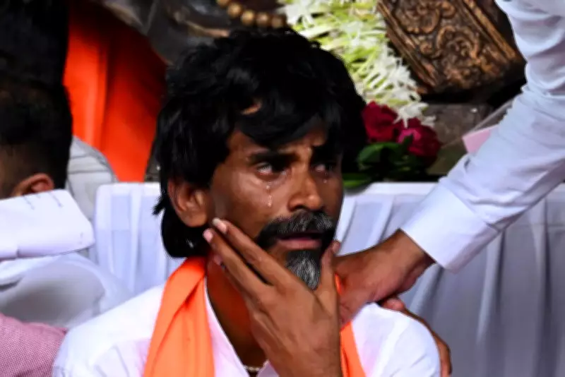 Maratha activists protest at Maharashtra minister Vikhe Patil's residence over quota promise