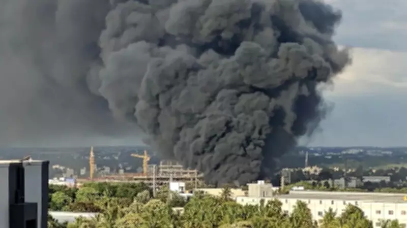 Massive Blaze at Chemical Factory in Bengaluru's Electronics City; No Casualties
