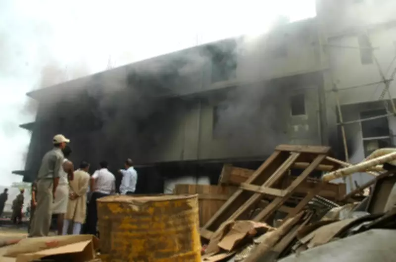 Massive Fire at E-Scooter Warehouse in Hyderabad Destroys Dozens of Vehicles