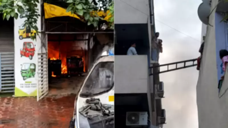 Massive Fire Breaks Out at EV Showroom in Indore, No Casualties Reported