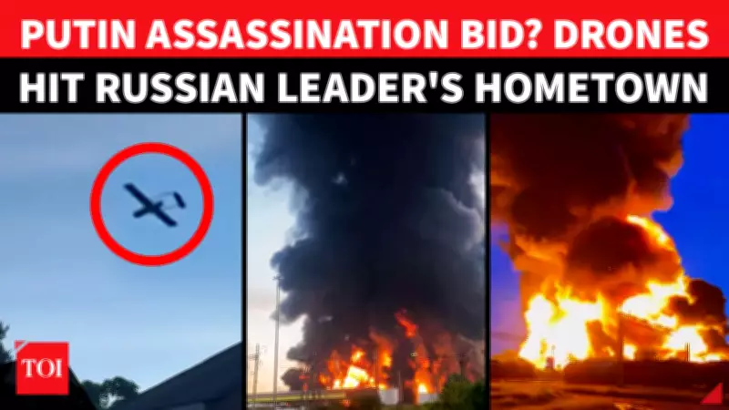 Massive Ukrainian Drone Blitz Hits St. Petersburg During Global Economic Forum