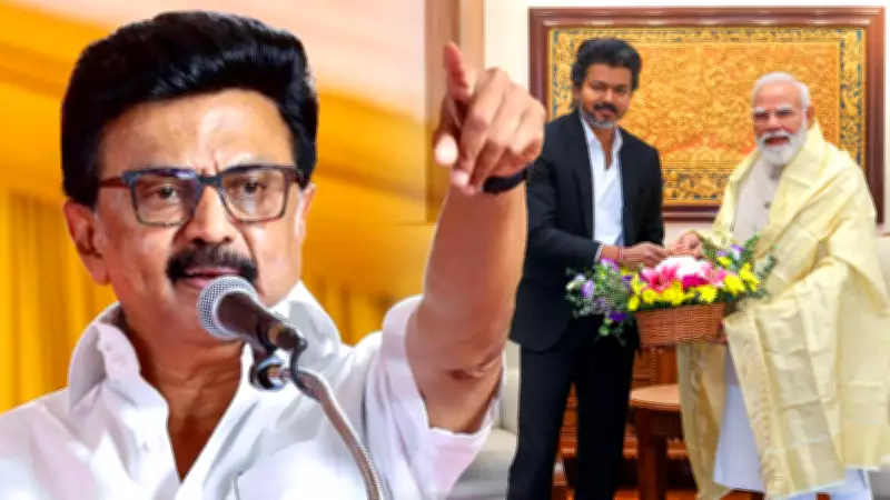 MK Stalin Slams CM Vijay's Delhi Visit, Accuses Him Of Double Standards In BJP Debate