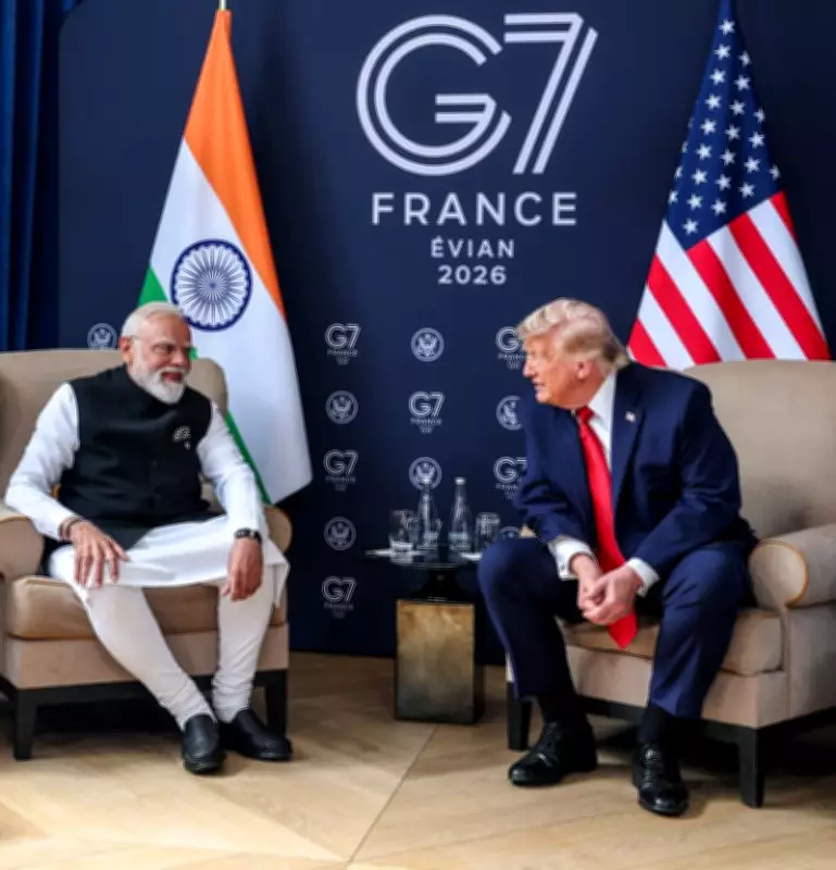 Modi and Trump Urge Officials to Fast-Track Commercially Meaningful Trade Pact