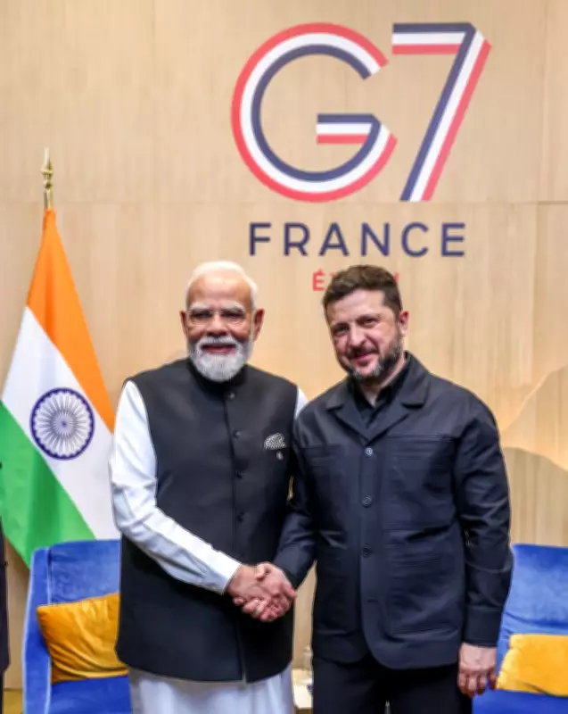 Modi, Zelensky Discuss Restoring India-Ukraine Trade to Pre-War Levels at G7 Summit