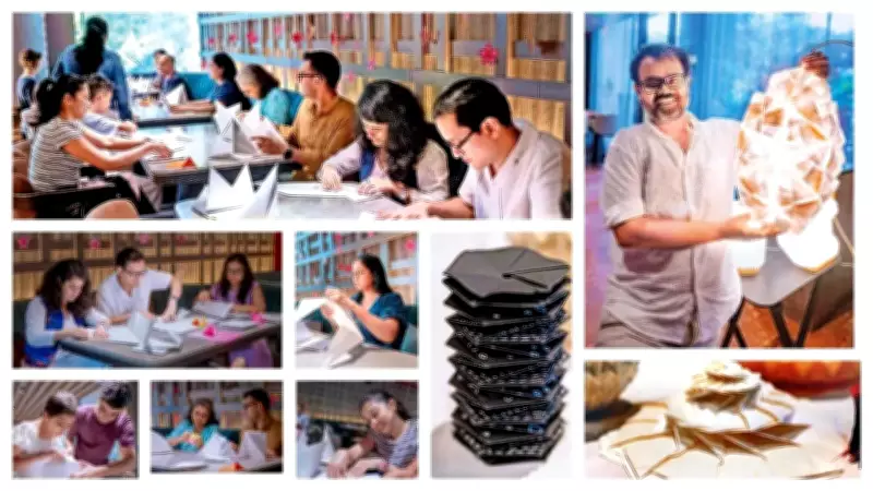 Modular Origami: Mumbai's Meditative Art Trend Sweeps City