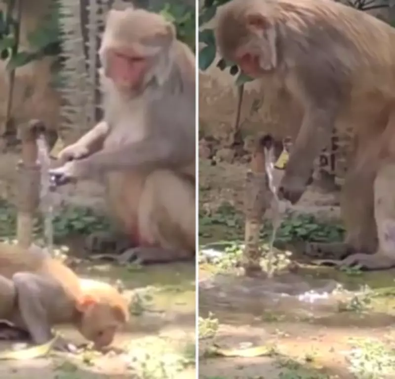 Monkey Turns Off Tap After Drinking Water, Uttarakhand Police Shares Video