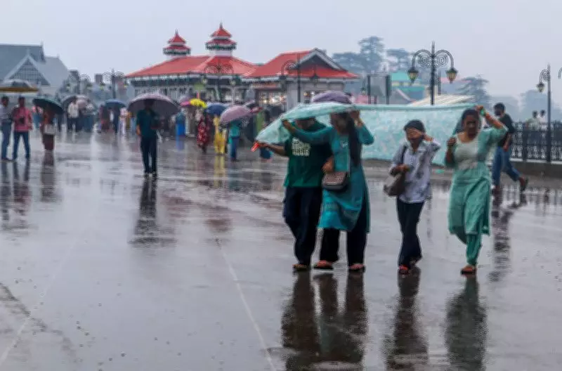 Monsoon Advances in Himachal; Heavy Rain Alert from July 1-4