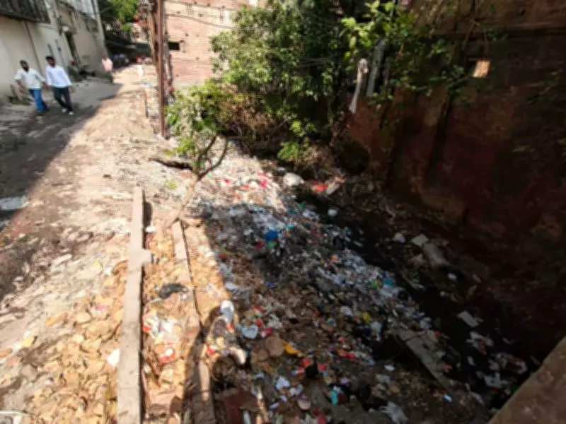 Monsoon Approaching, Drains Remain Clogged with Garbage and Filth in Ludhiana