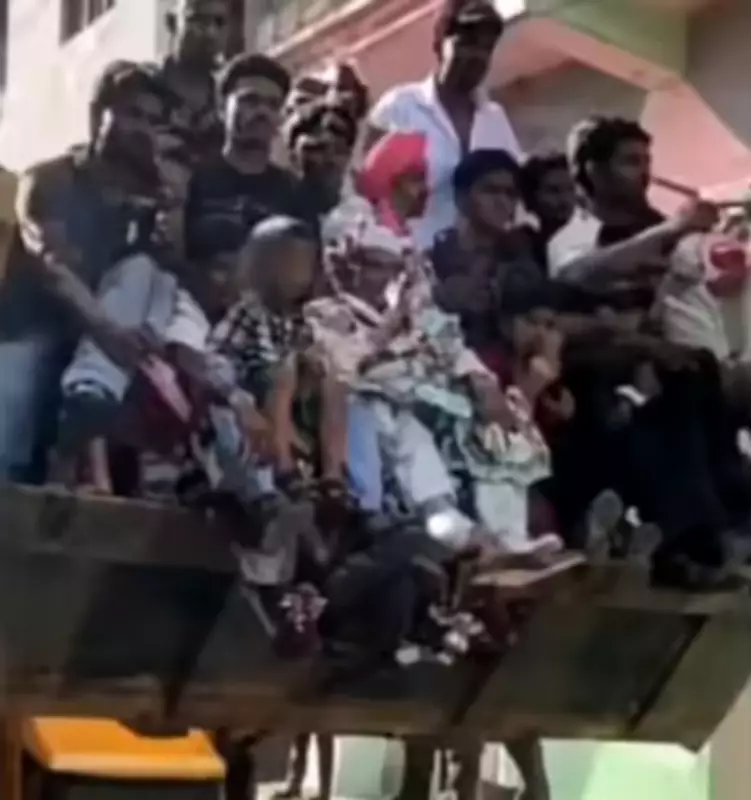 Moradabad Groom's Bulldozer Baraat Goes Viral, Police Issue Challan