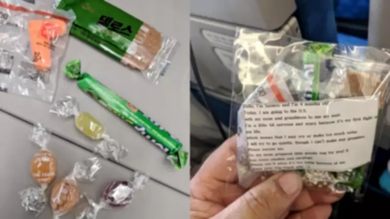 Mother Hands Out 200 Goodie Bags on Flight for Crying Baby