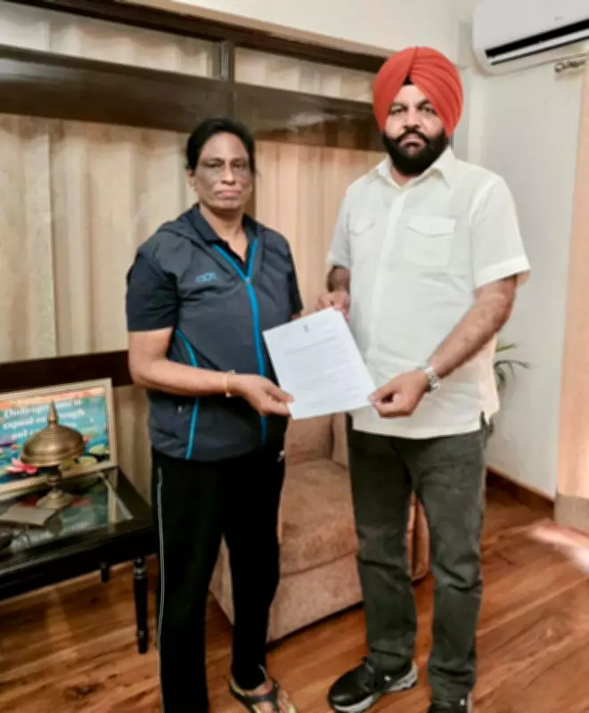 MP Aujla Urges IOA Chief PT Usha to Review Exclusion of Punjab Volleyball Player