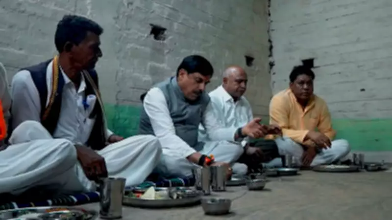 MP CM Mohan Yadav dines with tribal family in Betul visit