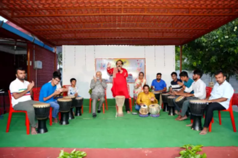 Music Therapy Workshop for Autistic Children Held in Hyderabad