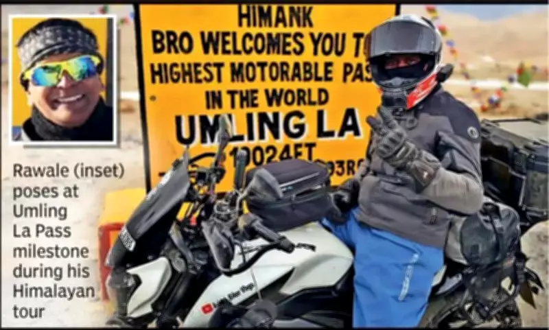 Nagpur Biker Completes 42-Hour Nonstop Leh-Nagpur Ride for Road Safety