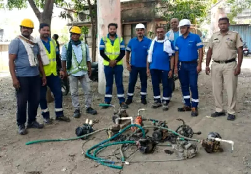 Nagpur Civic Body Seizes 206 Illegal Booster Pumps in Summer Crackdown