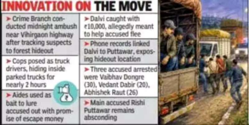 Nagpur Police Disguised as Truckers Nab Murder Suspects in Forest Ambush