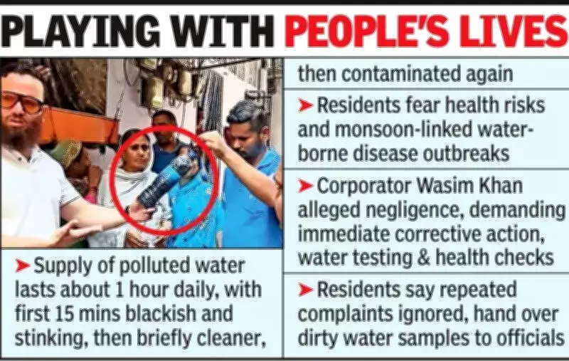 Nagpur Residents Receive Murky, Foul-Smelling Water, Sparking Health Fears