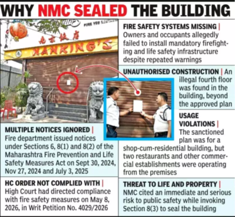Nagpur's iconic Nanking restaurant building sealed for fire safety violations
