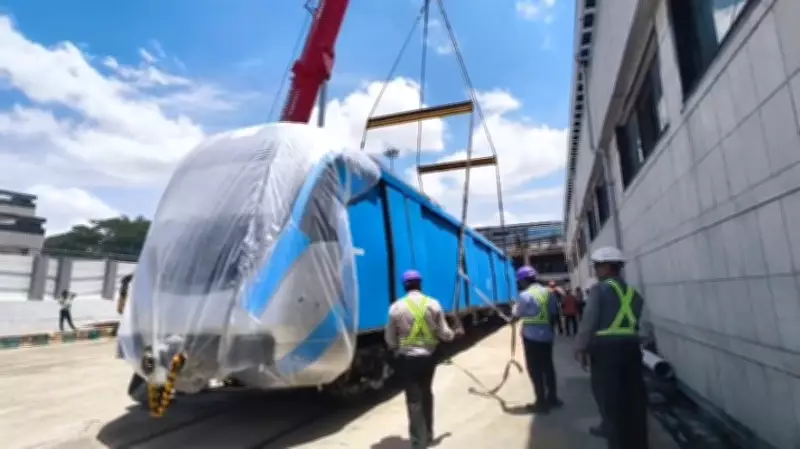 Namma Metro Gets First Blue Line Train, Trial Runs Months Away