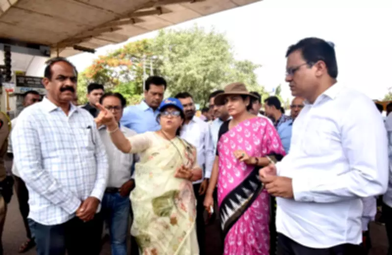 Nashik Civic Chief, MLA Review Underpass Work at Dwarka Junction