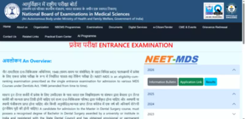 NEET MDS 2026 Results Declared by NBEMS: Check Scorecard at natboard.edu.in