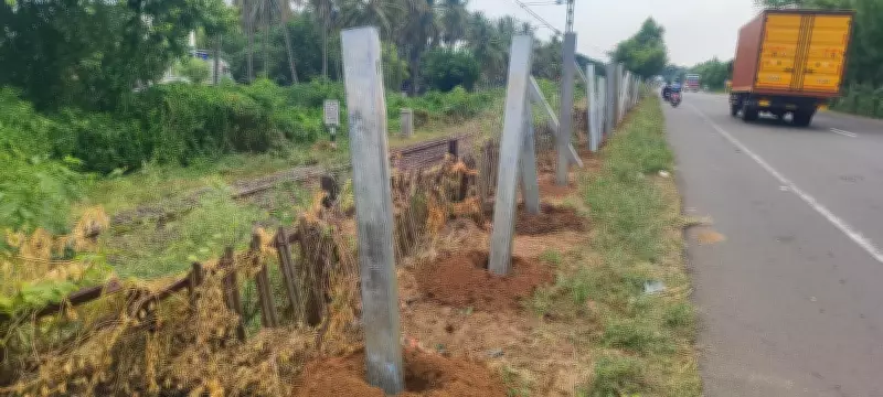 New Fence on Trichy-Karur NH Raises Safety Fears