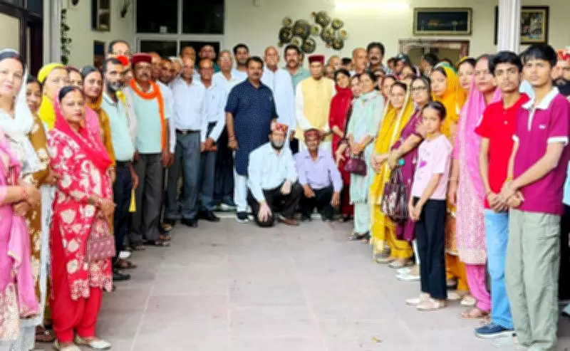New PRI Representatives Seek Former CM Prem Kumar Dhumal's Blessings
