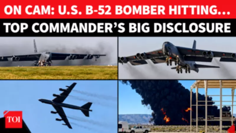 New Video Shows B-52 Crash Aftermath as Top Air Force Commander Speaks