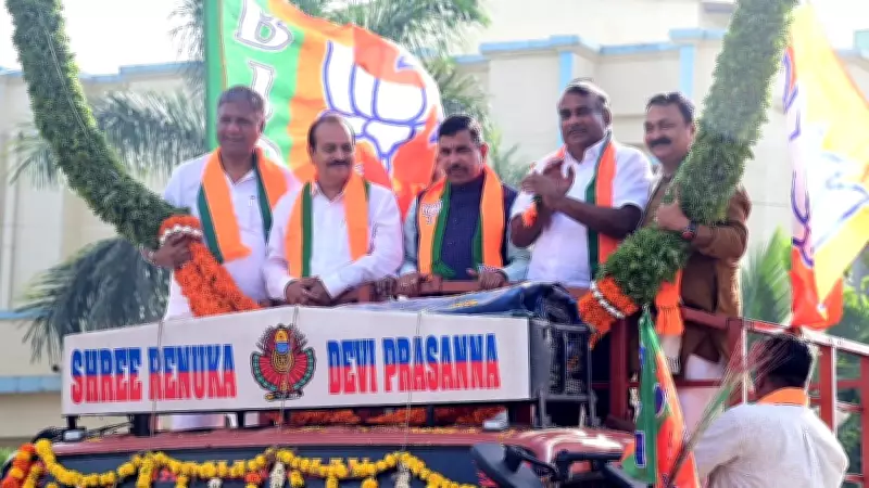 Newly elected MP Nagaraj, MLC Patil get rousing welcome in Karnataka's Hubballi