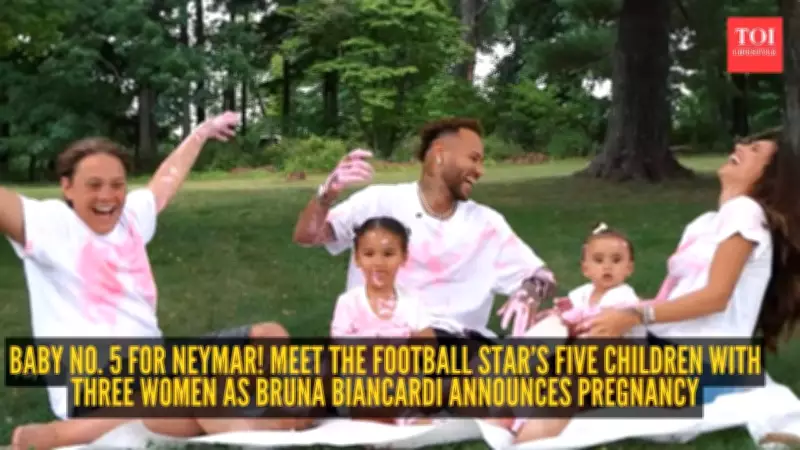 Neymar and Bruna Biancardi Expecting Third Child Together, Expanding Family to Five Kids