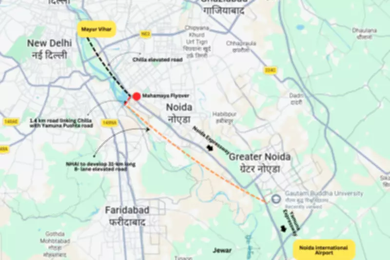 NHAI to Build 31-km Elevated Expressway Along Yamuna Pushta, Linking Delhi to Greater Noida