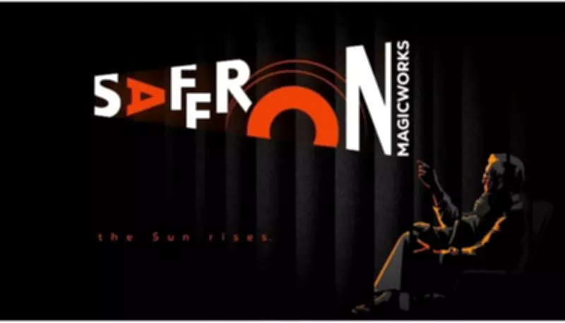 Nikhil Dwivedi Unveils New Saffron Magicworks Logo on Eighth Anniversary