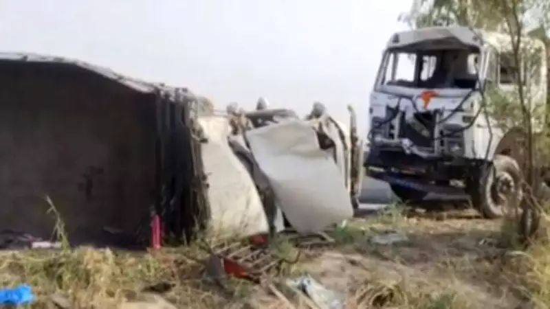 Nine Dead in Punjab Truck-Jeep Collision During Ash Immersion Trip