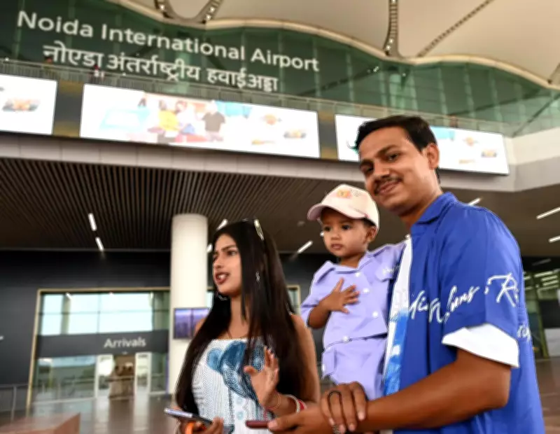 Noida Airport's First Day: Influencers, Farmers, and History Makers