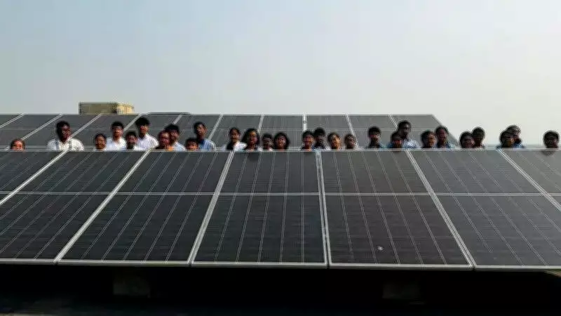 North Kolkata School Goes Solar with Rooftop Panel Installation