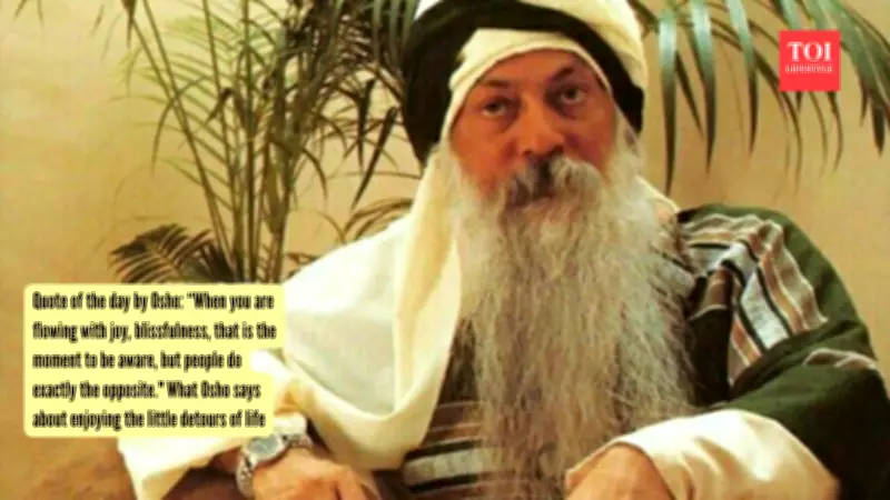 Osho's Wisdom on Staying Aware During Joyful Moments
