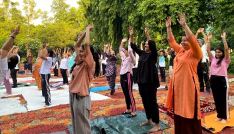 Over 3,000 NCC Cadets, NSS Volunteers Join Yoga Day in Ludhiana
